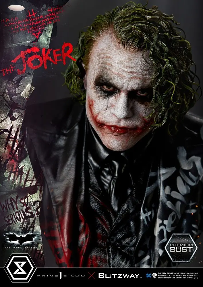 The Dark Knight Premium Bust Joker 26 cm poza produsului