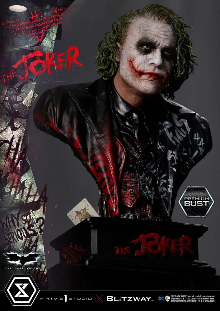 The Dark Knight Premium Bust Joker 26 cm poza produsului