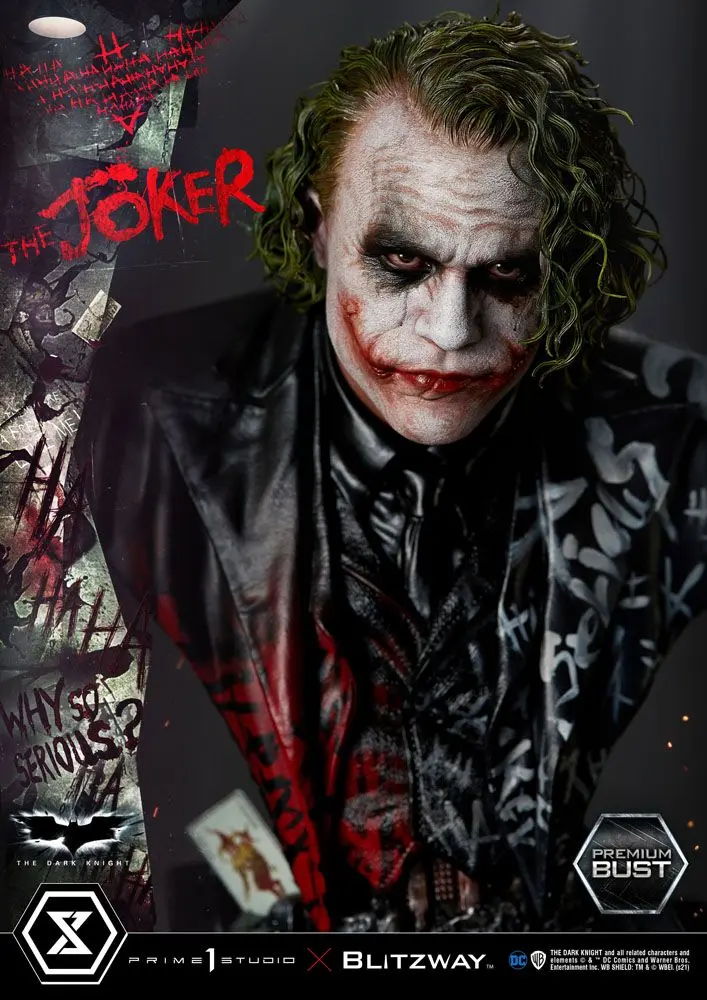 The Dark Knight Premium Bust Joker 26 cm poza produsului