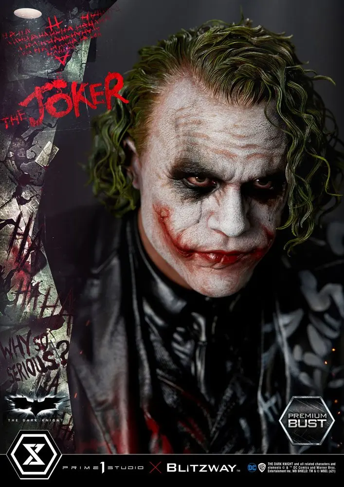 The Dark Knight Premium Bust Joker 26 cm poza produsului