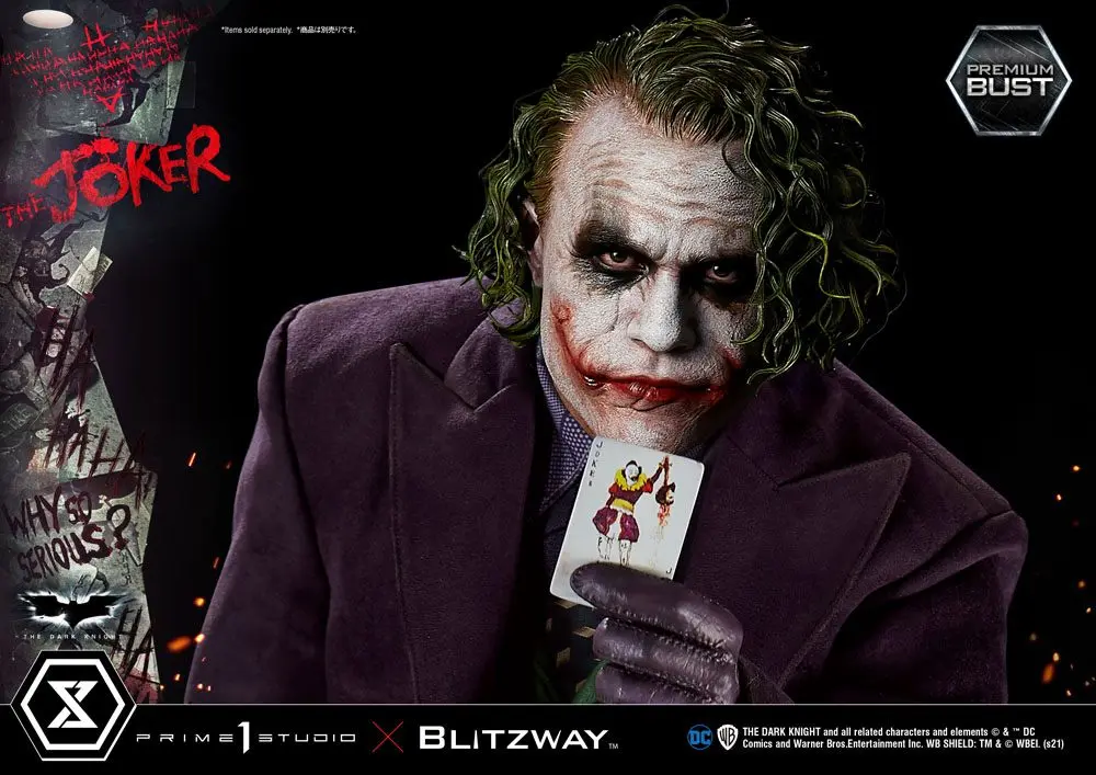 The Dark Knight Premium Bust Joker 26 cm poza produsului