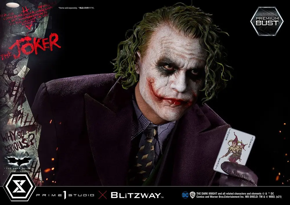 The Dark Knight Premium Bust Joker 26 cm poza produsului