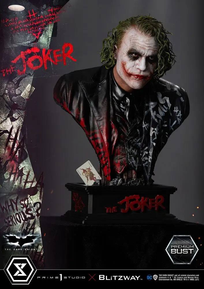 The Dark Knight Premium Bust Joker 26 cm poza produsului