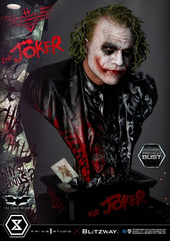 The Dark Knight Premium Bust Joker 26 cm poza produsului