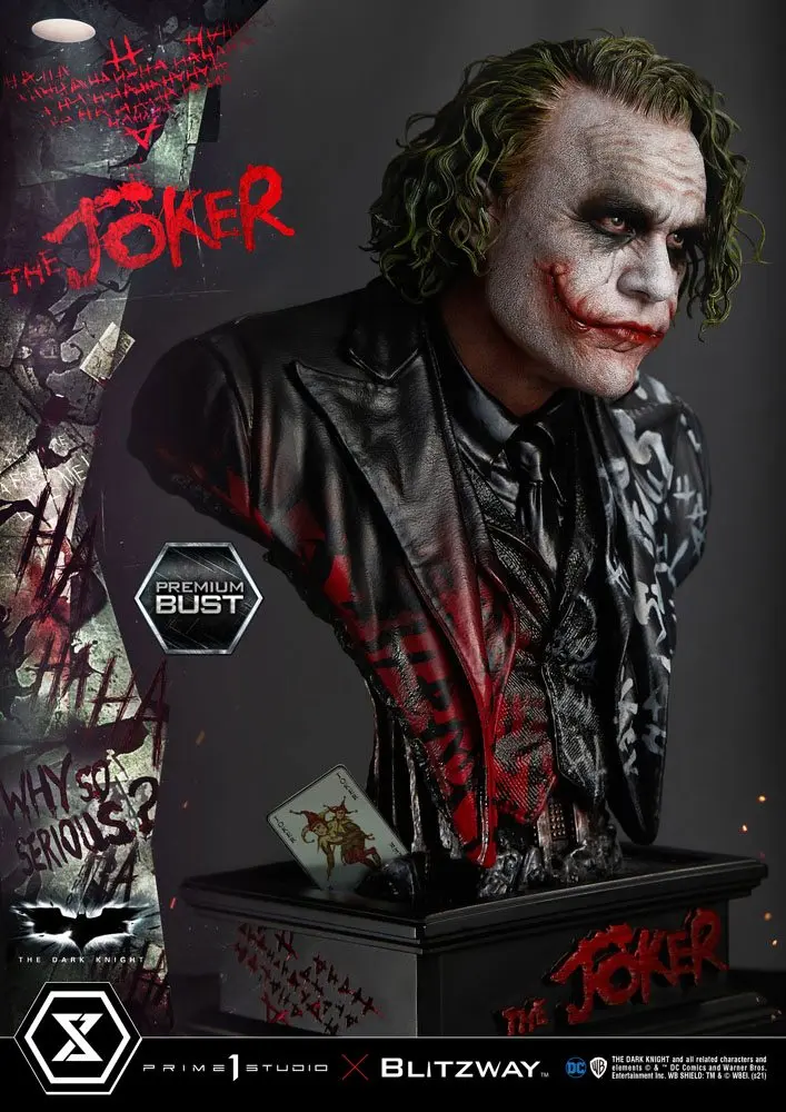 The Dark Knight Premium Bust Joker 26 cm poza produsului