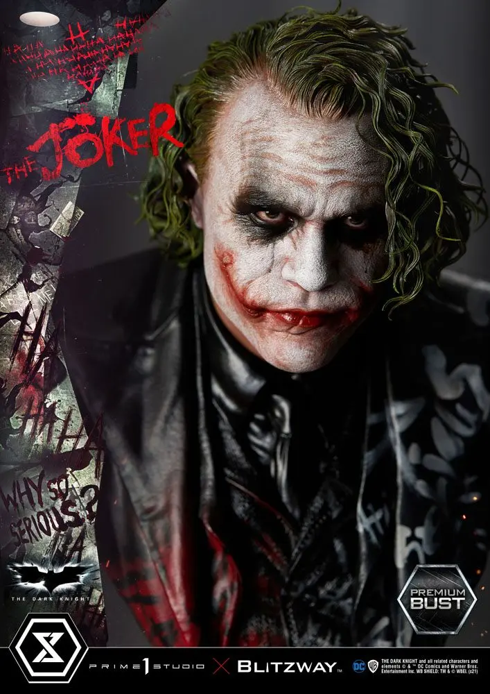 The Dark Knight Premium Bust Joker 26 cm poza produsului