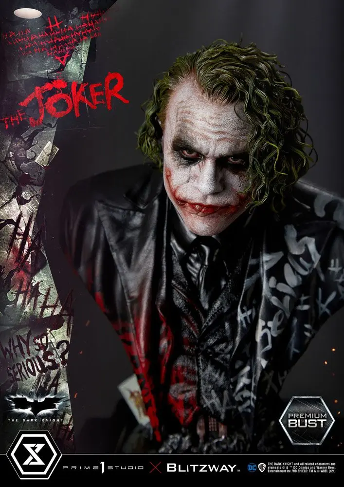 The Dark Knight Premium Bust Joker 26 cm poza produsului