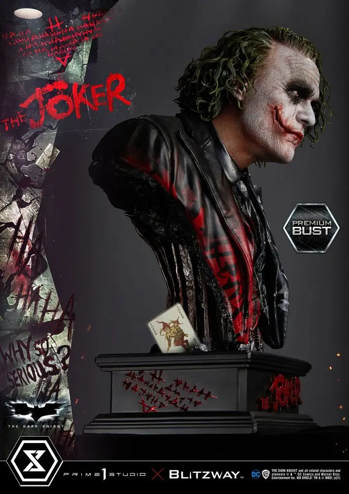 The Dark Knight Premium Bust Joker 26 cm poza produsului