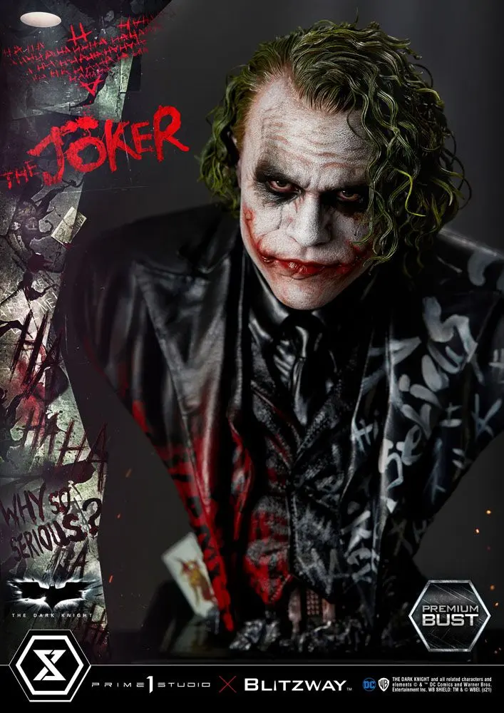 The Dark Knight Premium Bust Joker 26 cm poza produsului