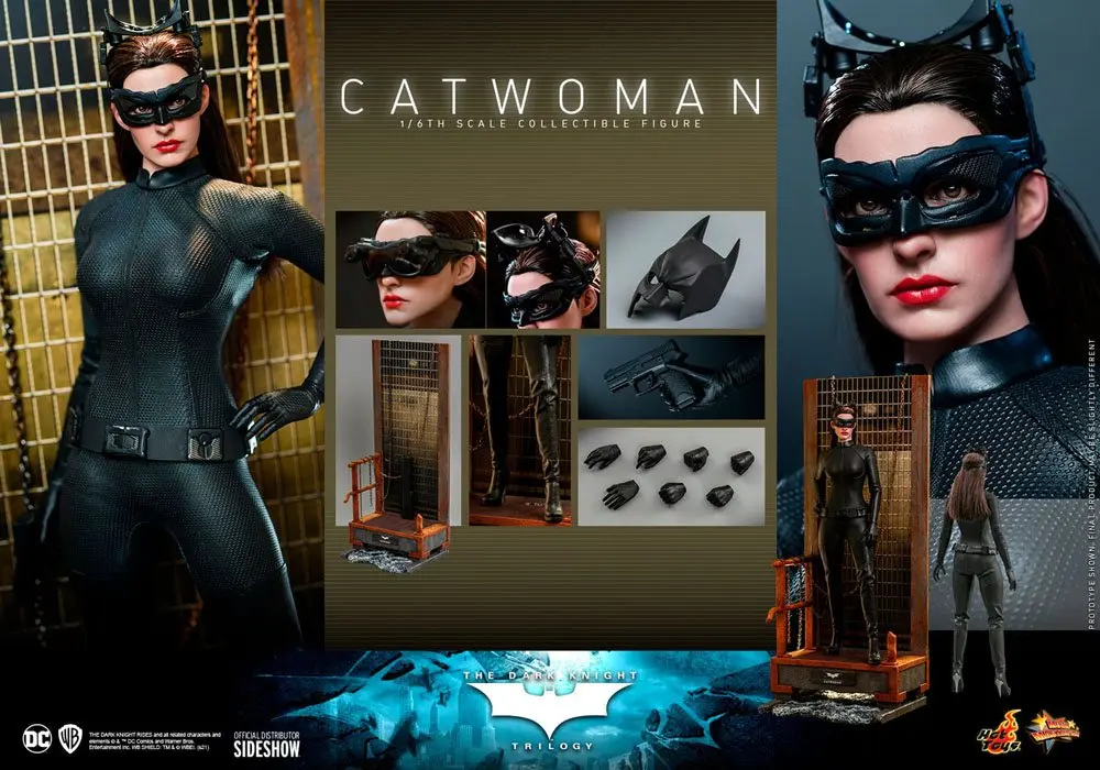 Figurină de acțiune Masterpiece film Trilogia Cavalerul Negru 1/6 Catwoman 29 cm poza produsului