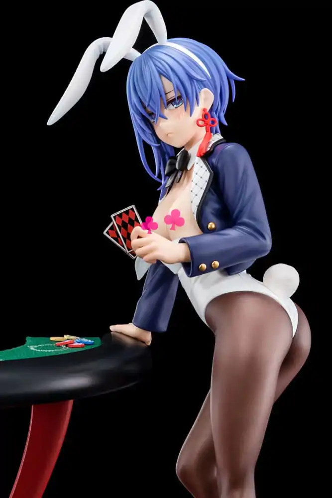 Statuie The Demon Sword Master of Excalibur Academy 1/6 Sakuya Sieglinde purtând costum de iepuraș albastru lapis lazuli cu Nip Slip Gimmick System 25 cm poza produsului