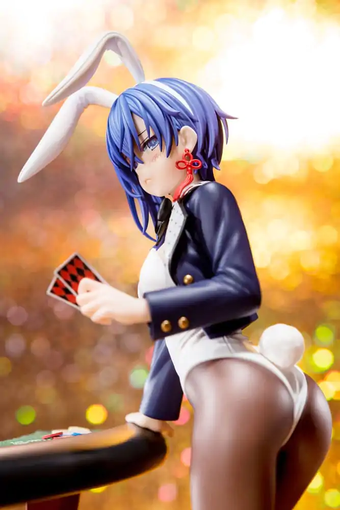 Statuie The Demon Sword Master of Excalibur Academy 1/6 Sakuya Sieglinde purtând costum de iepuraș albastru lapis lazuli cu Nip Slip Gimmick System 25 cm poza produsului