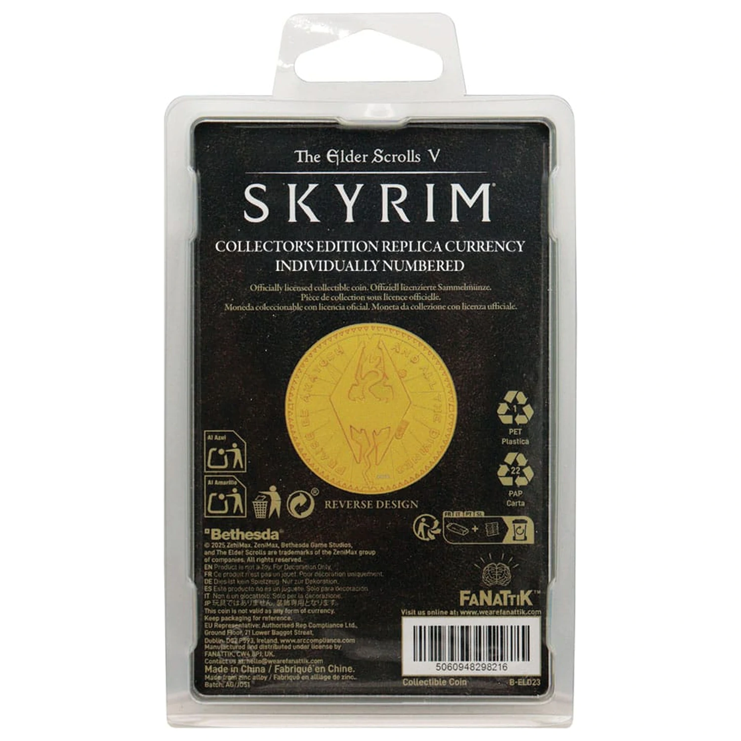The Elder Scrolls Moneda Colectionabila Septim Misty Gold Edition poza produsului