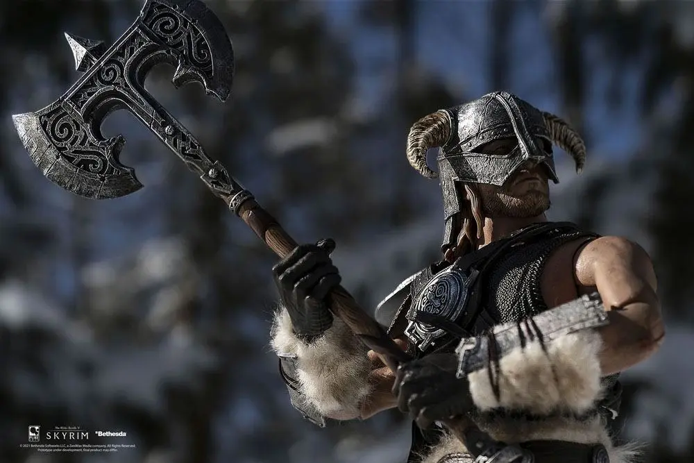 Figurină de acțiune The Elder Scrolls V Skyrim 1/6 Dragonborn Deluxe Edition 32 cm poza produsului