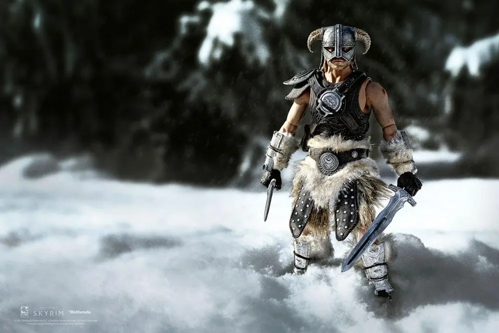 Figurină de acțiune The Elder Scrolls V Skyrim 1/6 Dragonborn Deluxe Edition 32 cm poza produsului