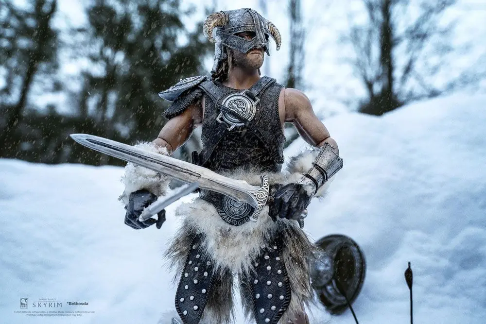 The Elder Scrolls V Skyrim Figurina de actiune 1/6 Dragonborn Standard Edition 32 cm poza produsului