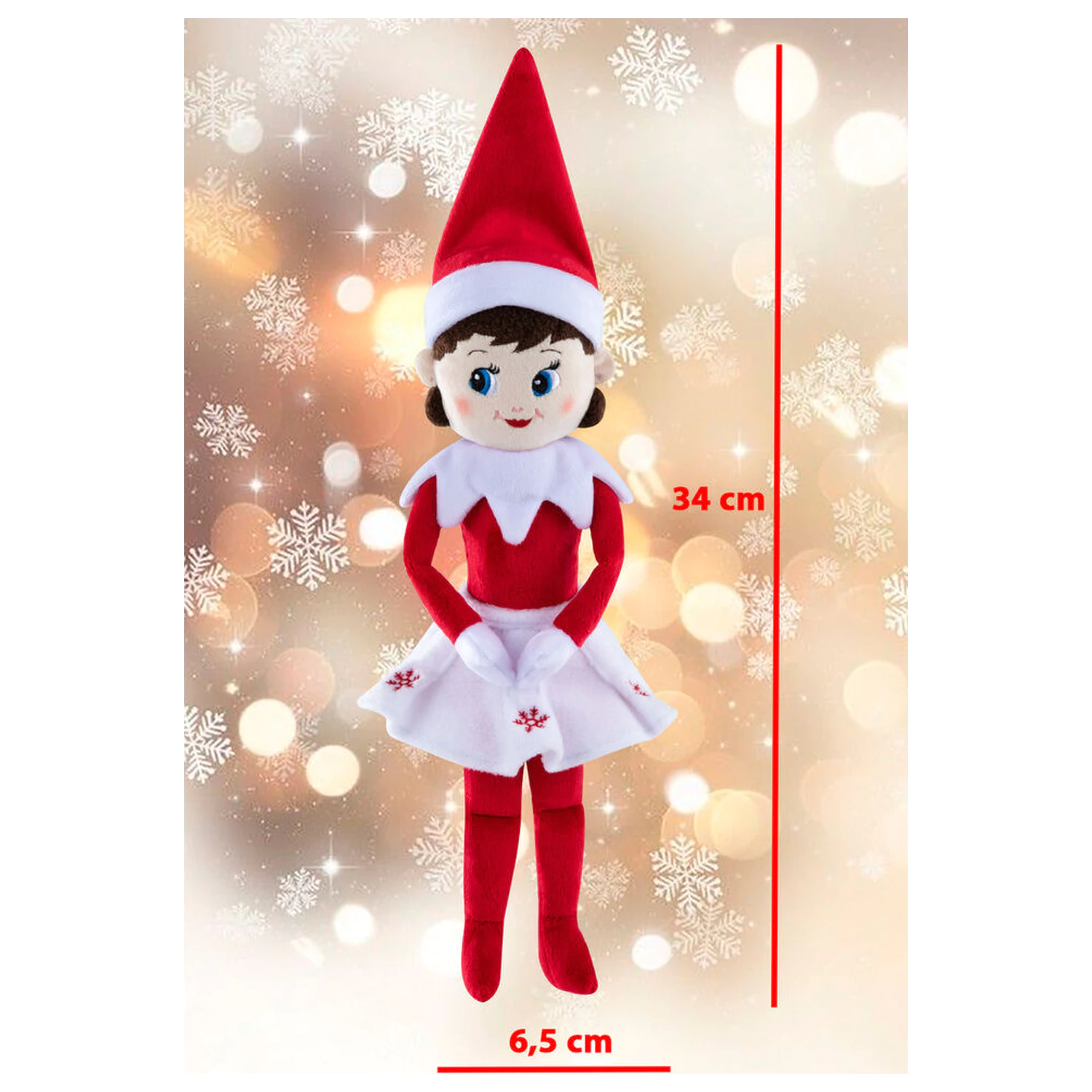 The Elf On the Shelf Elf Girl jucarie de plus 34 cm poza produsului