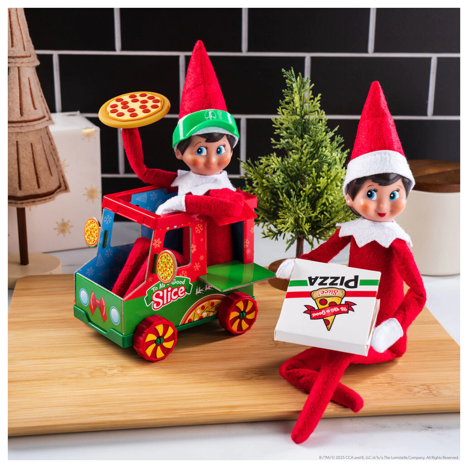 The Elf On the Shelf accesorii livrare pizza poza produsului
