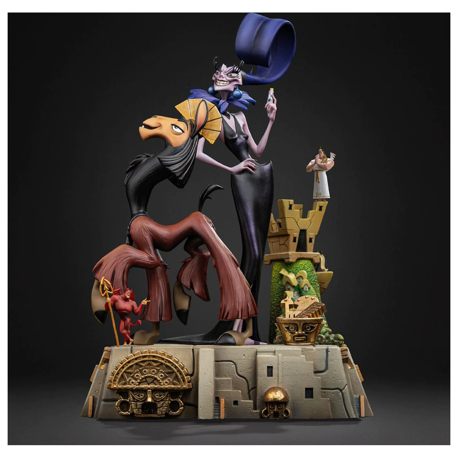 The Emperor's New Groove Deluxe Art Scale Statuie 1/10 Kuzco & Yzma 28 cm poza produsului