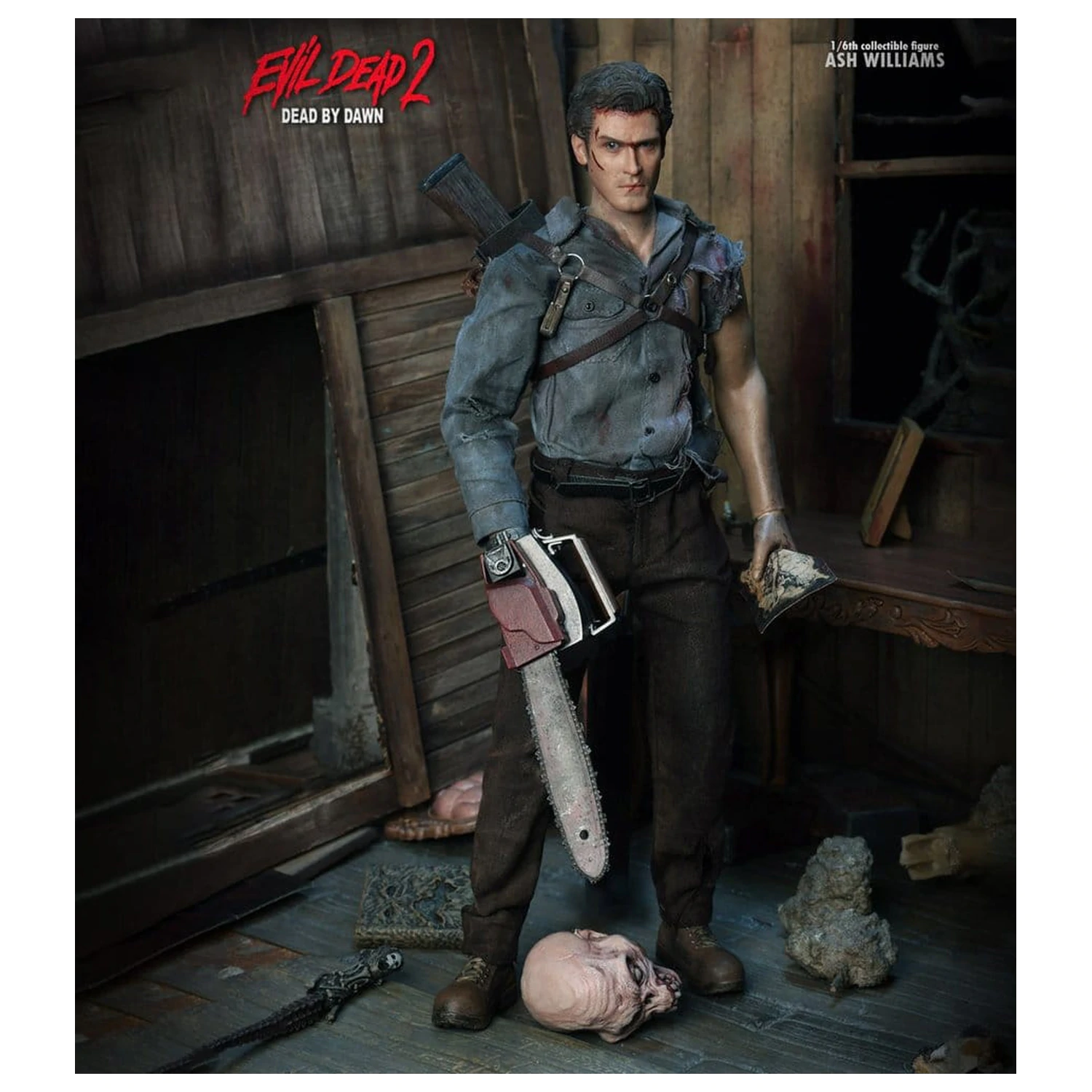 The Evil Dead II Figurina de actiune 1/6 Ash Williams 31 cm poza produsului