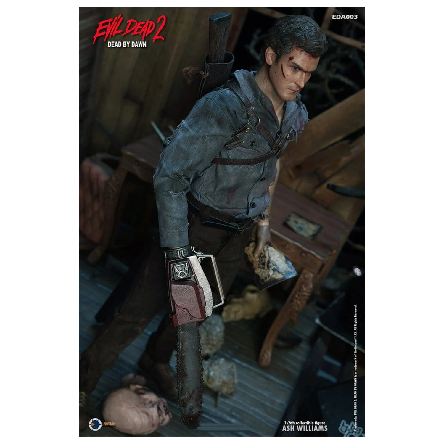 The Evil Dead II Figurina de actiune 1/6 Ash Williams 31 cm poza produsului
