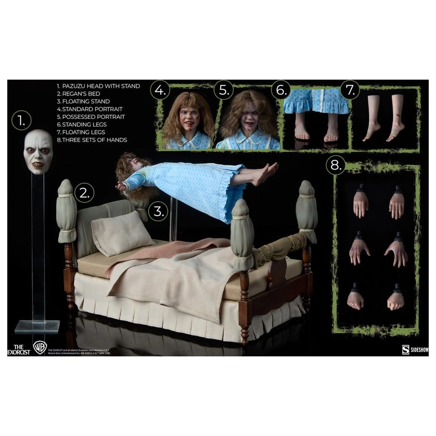 Figurina de actiune The Exorcist 1/6 Regan MacNeil (Deluxe Edition) 23 cm poza produsului
