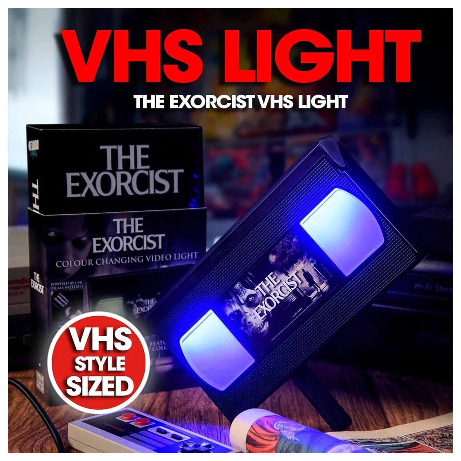 The Exorcist lampa VHS poza produsului