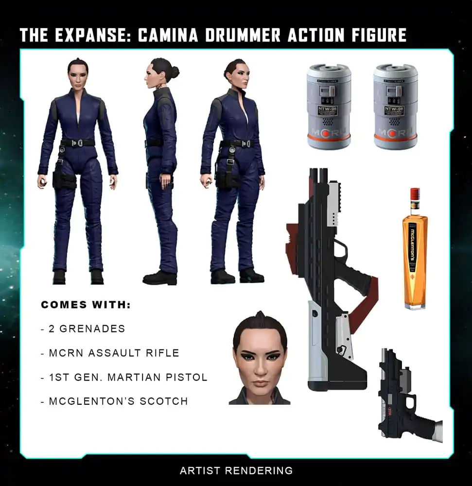 Figurină de acțiune The Expanse Camina Drummer 20 cm poza produsului