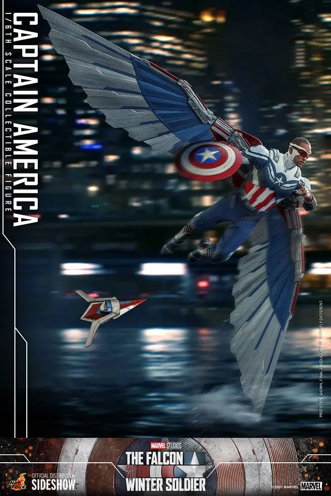 Figurină Acțiune The Falcon and The Winter Soldier 1/6 Captain America 30 cm poza produsului