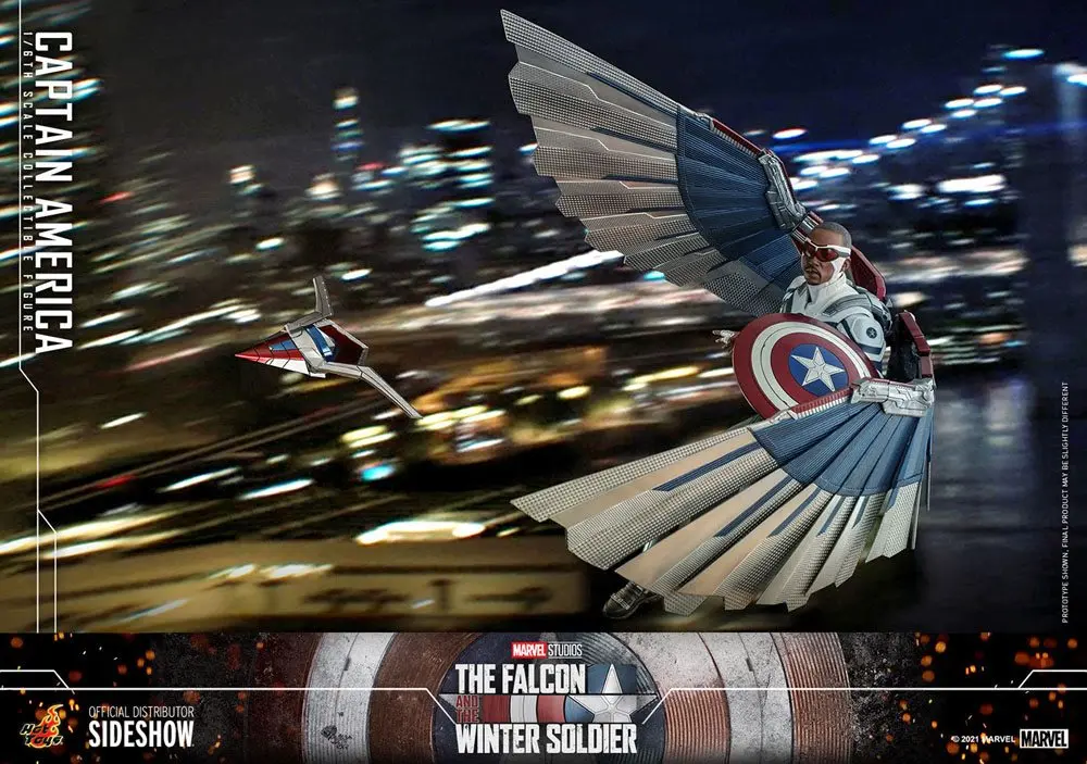 Figurină Acțiune The Falcon and The Winter Soldier 1/6 Captain America 30 cm poza produsului