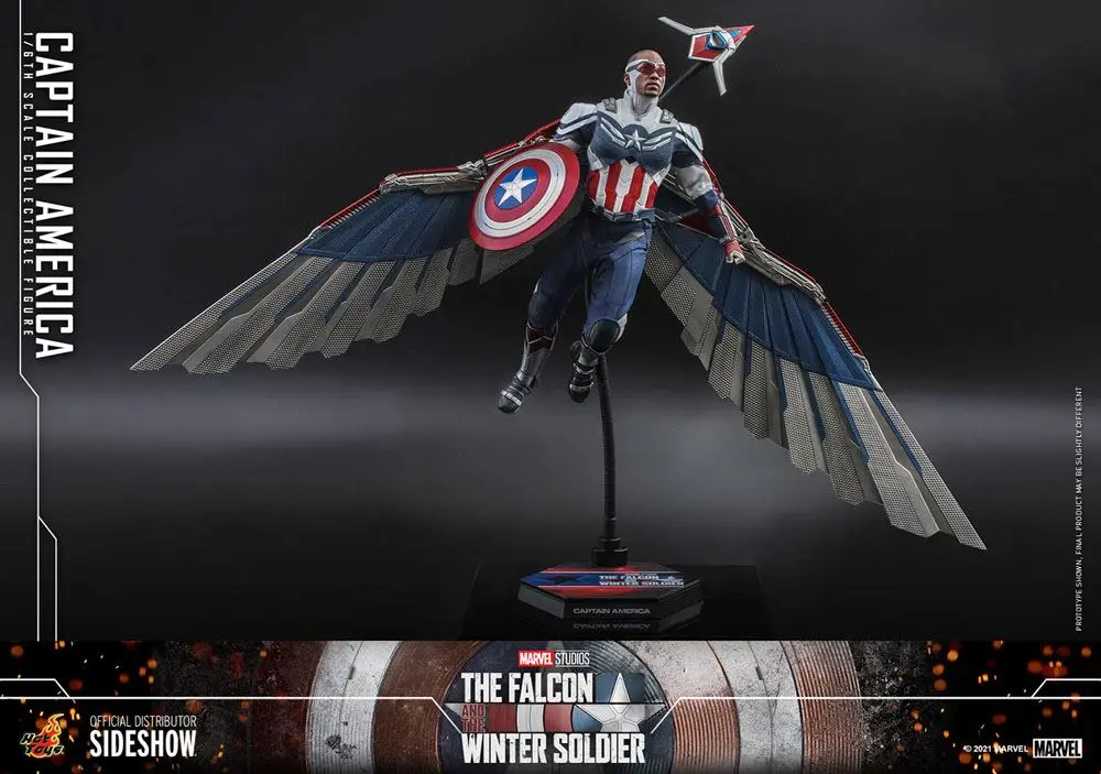 Figurină Acțiune The Falcon and The Winter Soldier 1/6 Captain America 30 cm poza produsului