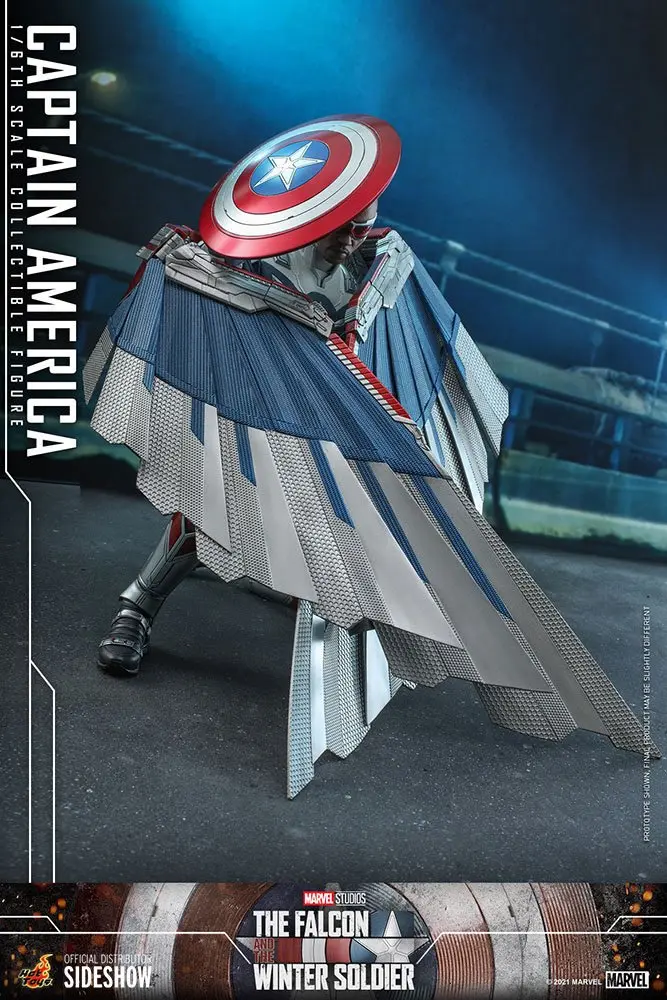 Figurină Acțiune The Falcon and The Winter Soldier 1/6 Captain America 30 cm poza produsului