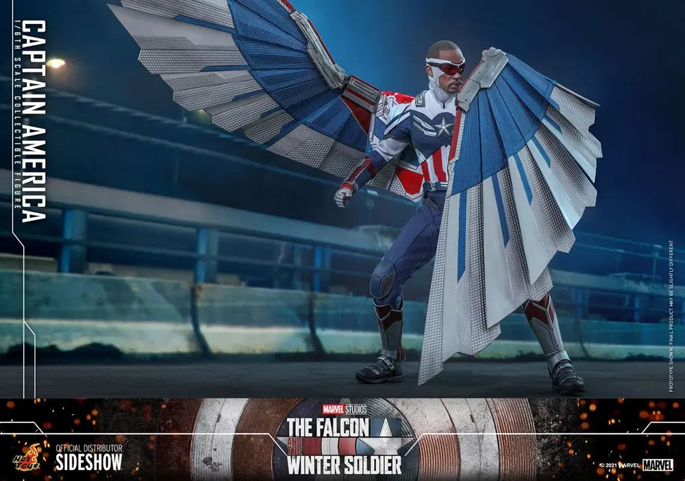 Figurină Acțiune The Falcon and The Winter Soldier 1/6 Captain America 30 cm poza produsului
