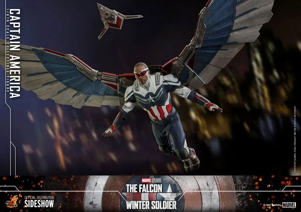 Figurină Acțiune The Falcon and The Winter Soldier 1/6 Captain America 30 cm poza produsului