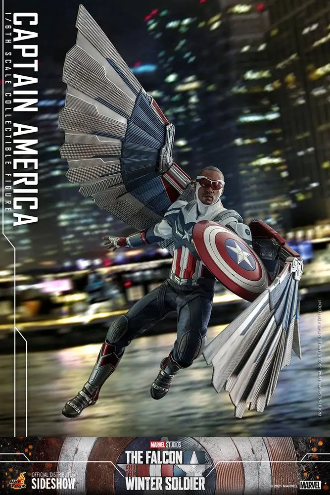 Figurină Acțiune The Falcon and The Winter Soldier 1/6 Captain America 30 cm poza produsului