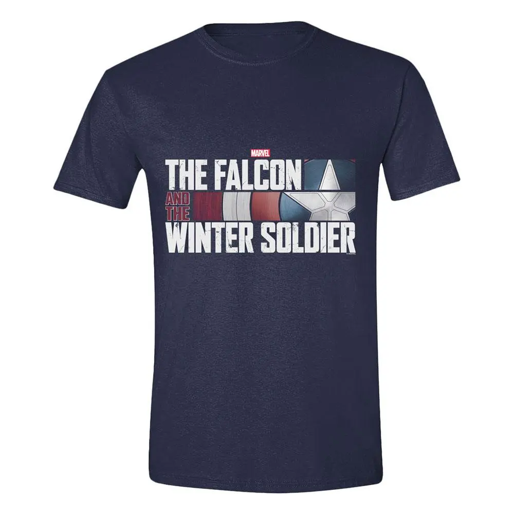The Falcon and the Winter Soldier Action HR Logo Navy tricou poza produsului