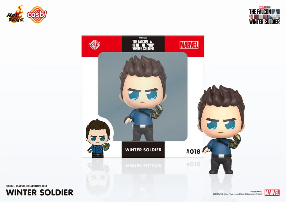 The Falcon and the Winter Soldier Cosbi Mini Figurină Bucky Barnes 8 cm poza produsului