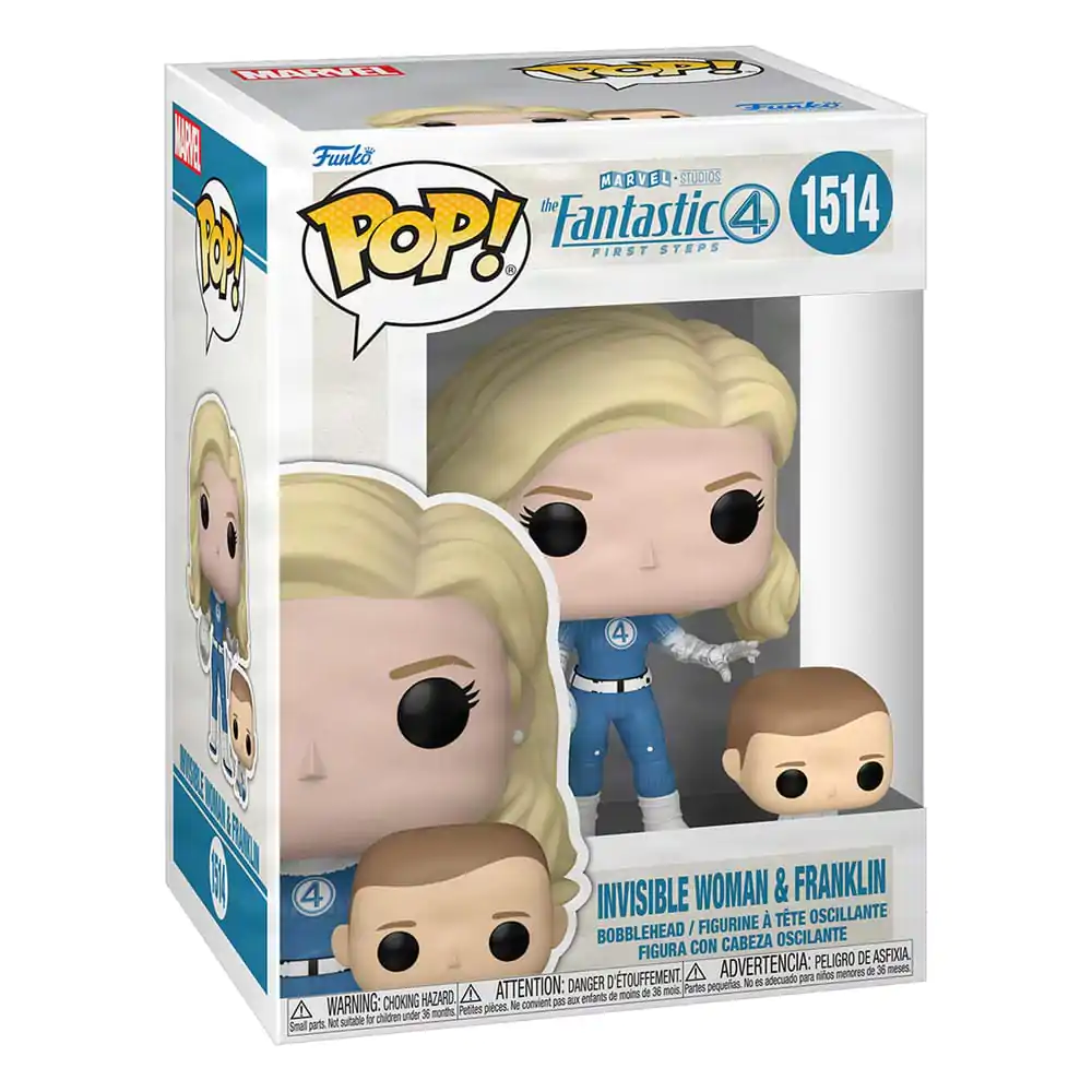 The Fantastic Four: First Steps Funko POP! & Buddy Marvel Figurina Vinyl Femeia Invizibilă & Franklin 9 cm poza produsului