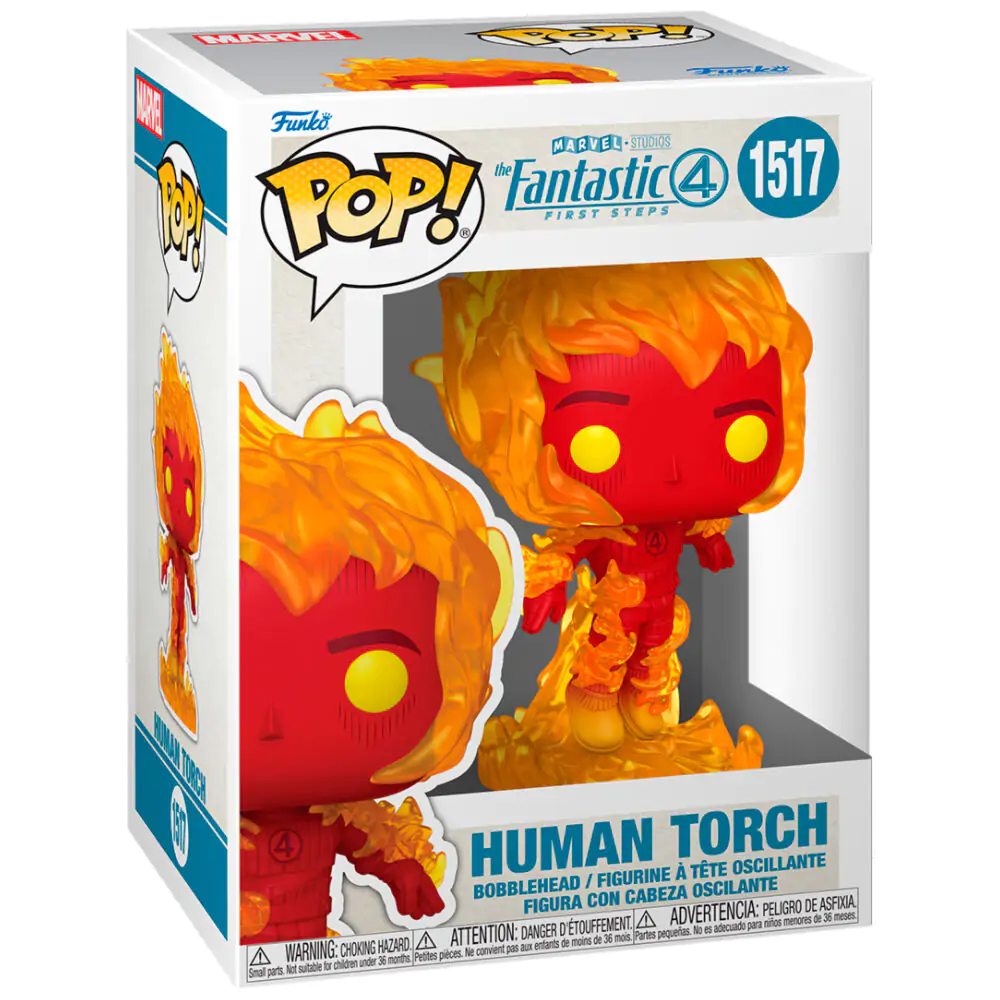 The Fantastic Four: First Steps Funko POP! Marvel Vinyl Figurina Torța Umană 9 cm poza produsului