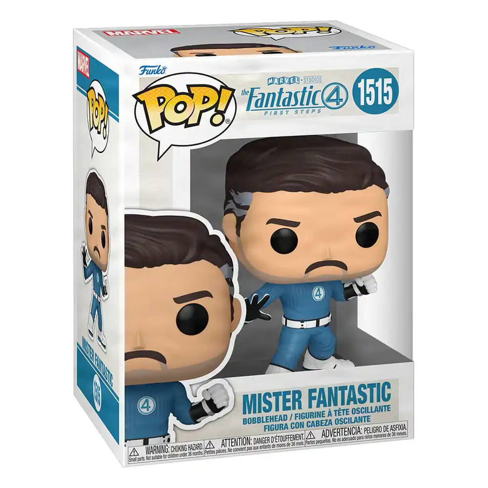 The Fantastic Four: First Steps Funko POP! Marvel Vinyl Figure Mister Fantastic 9 cm Figurina Vinil poza produsului
