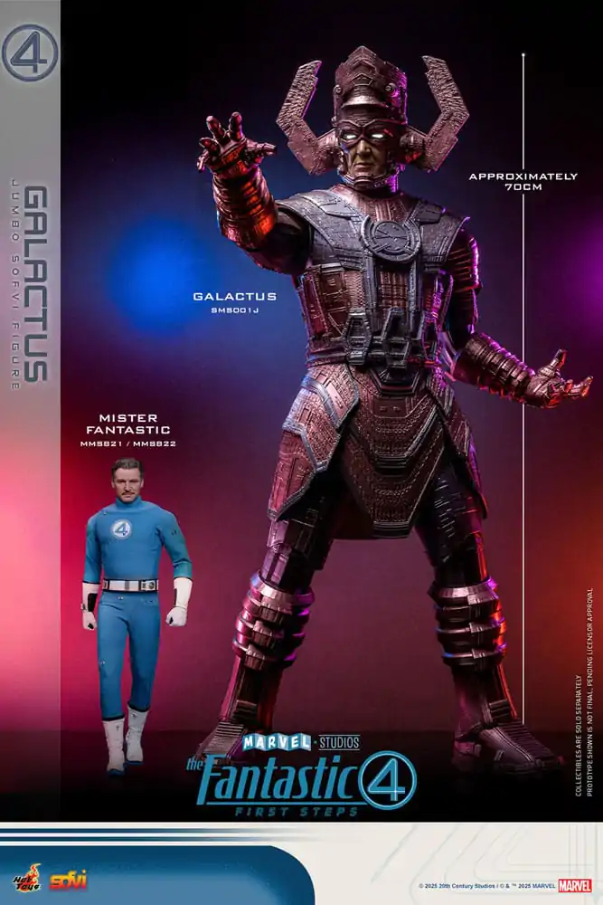 The Fantastic Four: First Steps Jumbo Sofvi Masterpiece Vinyl Figurina Galactus 70 cm poza produsului