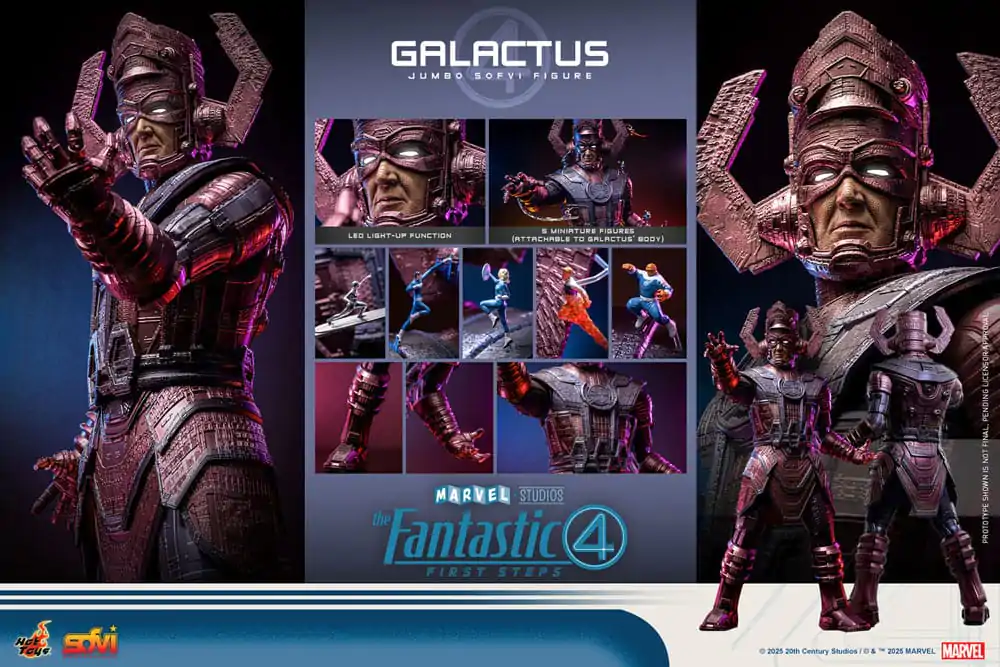 The Fantastic Four: First Steps Jumbo Sofvi Masterpiece Vinyl Figurina Galactus 70 cm poza produsului