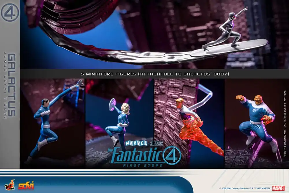 The Fantastic Four: First Steps Jumbo Sofvi Masterpiece Vinyl Figurina Galactus 70 cm poza produsului