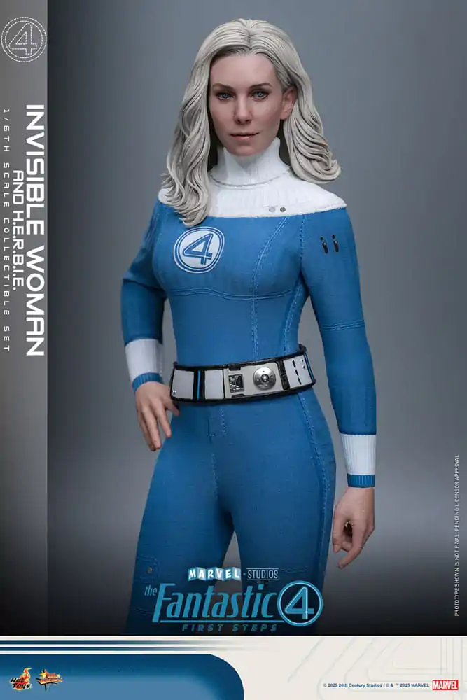 The Fantastic Four: First Steps Movie Masterpiece Figurina de actiune 2-Pack 1/6 Invisible Woman & H.E.R.B.I.E. 28 cm poza produsului