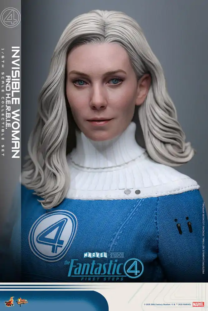 The Fantastic Four: First Steps Movie Masterpiece Figurina de actiune 2-Pack 1/6 Invisible Woman & H.E.R.B.I.E. 28 cm poza produsului