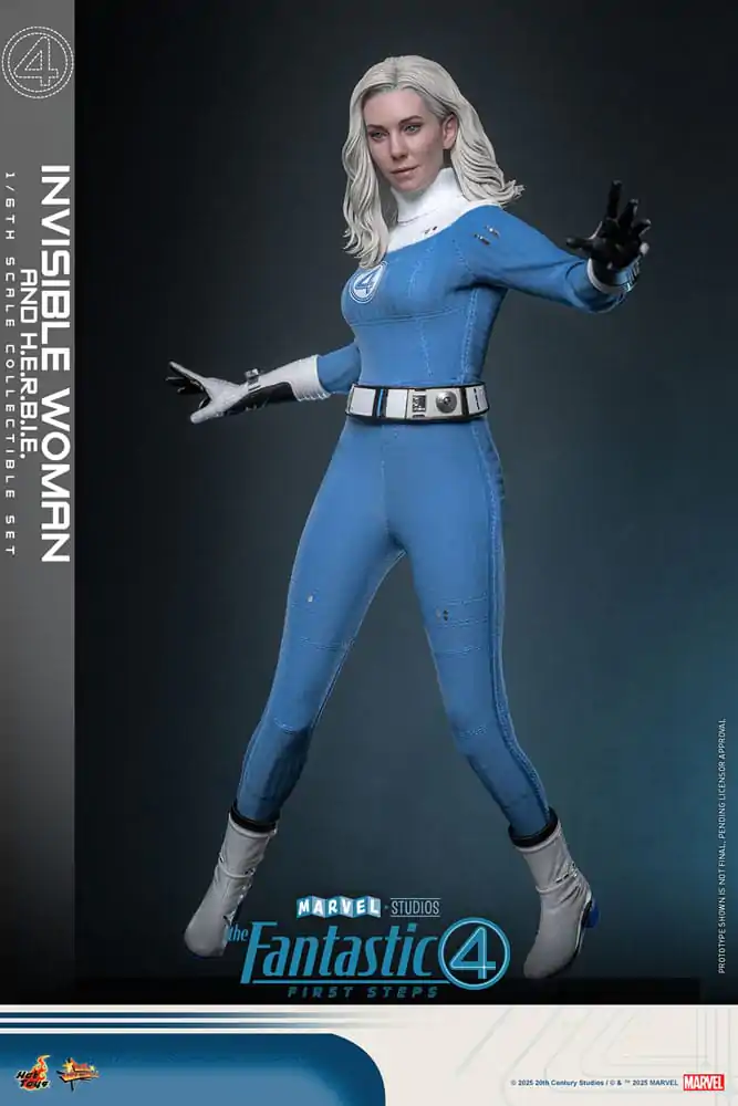 The Fantastic Four: First Steps Movie Masterpiece Figurina de actiune 2-Pack 1/6 Invisible Woman & H.E.R.B.I.E. 28 cm poza produsului