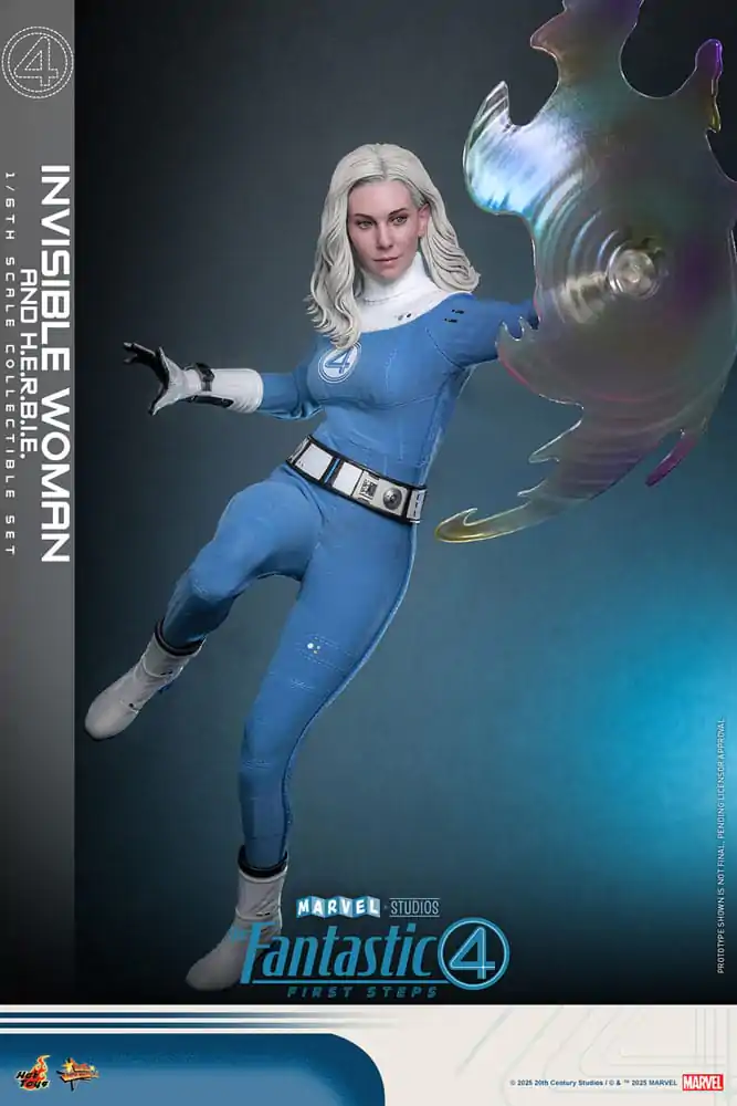The Fantastic Four: First Steps Movie Masterpiece Figurina de actiune 2-Pack 1/6 Invisible Woman & H.E.R.B.I.E. 28 cm poza produsului