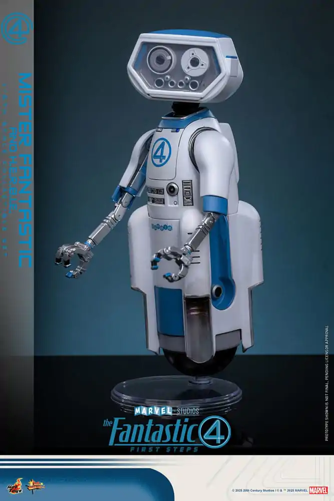 The Fantastic Four: First Steps Movie Masterpiece Figurina de Actiune Pachet 2 bucati 1/6 Mister Fantastic & H.E.R.B.I.E. 30 cm poza produsului