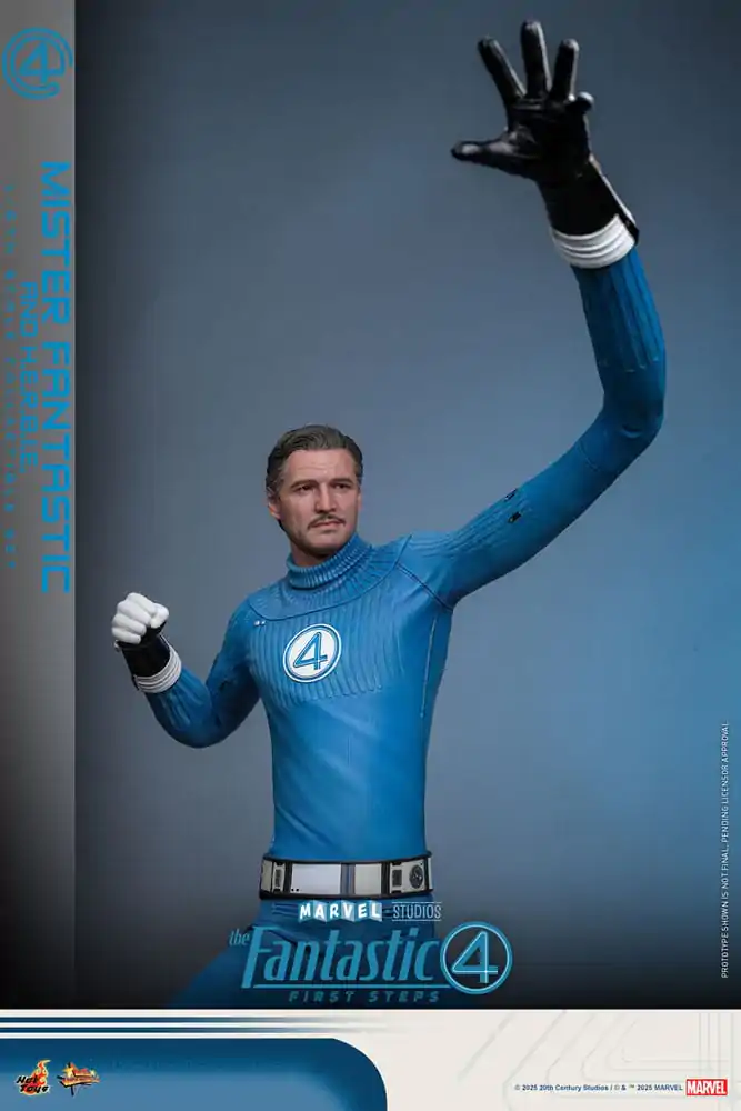 The Fantastic Four: First Steps Movie Masterpiece Figurina de Actiune Pachet 2 bucati 1/6 Mister Fantastic & H.E.R.B.I.E. 30 cm poza produsului