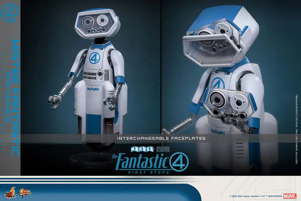 The Fantastic Four: First Steps Movie Masterpiece Figurina de Actiune Pachet 2 bucati 1/6 Mister Fantastic & H.E.R.B.I.E. 30 cm poza produsului